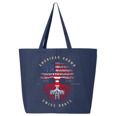 Gift For Swiss With Roots From Switzerland 25L Jumbo Tote