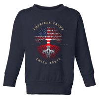 Gift For Swiss With Roots From Switzerland Toddler Sweatshirt