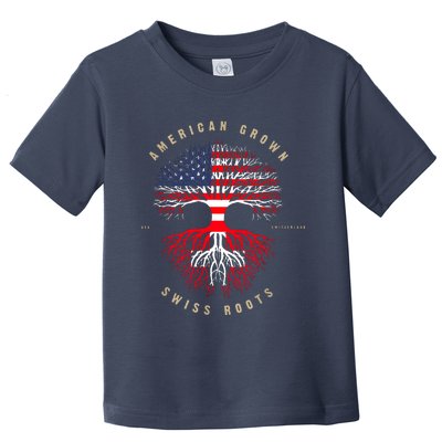 Gift For Swiss With Roots From Switzerland Toddler T-Shirt