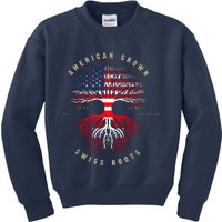 Gift For Swiss With Roots From Switzerland Kids Sweatshirt