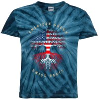 Gift For Swiss With Roots From Switzerland Kids Tie-Dye T-Shirt