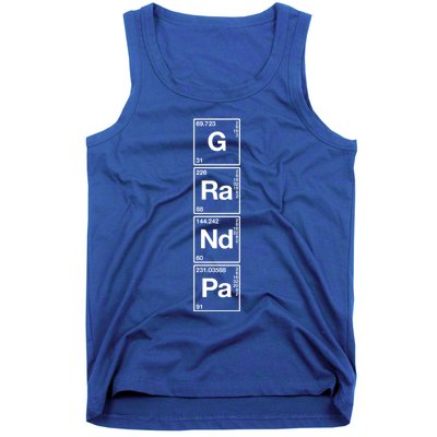 Grandpa Funny Sarcastic Grandparents Gift Grandaddy Science Great Gift Tank Top