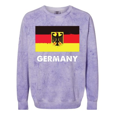 Germany Flag Shirts German Colorblast Crewneck Sweatshirt