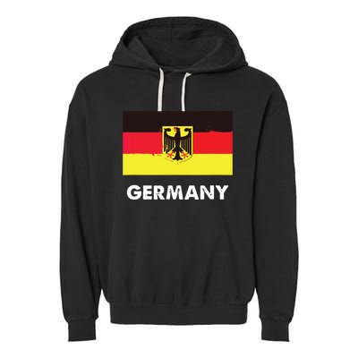 Germany Flag Shirts German Garment-Dyed Fleece Hoodie