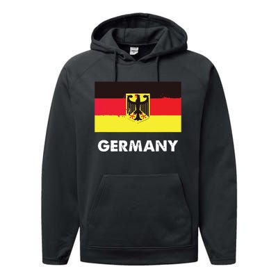 Germany Flag Shirts German Performance Fleece Hoodie