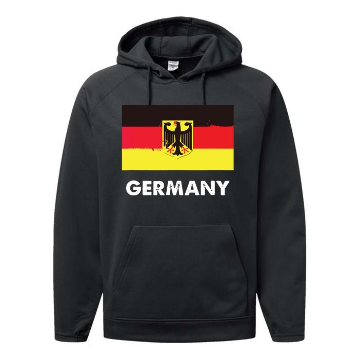 Germany Flag Shirts German Performance Fleece Hoodie