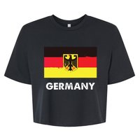 Germany Flag Shirts German Bella+Canvas Jersey Crop Tee