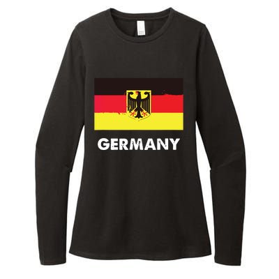 Germany Flag Shirts German Womens CVC Long Sleeve Shirt