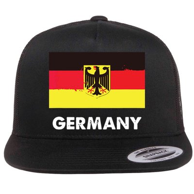 Germany Flag Shirts German Flat Bill Trucker Hat