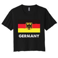 Germany Flag Shirts German Women's Crop Top Tee