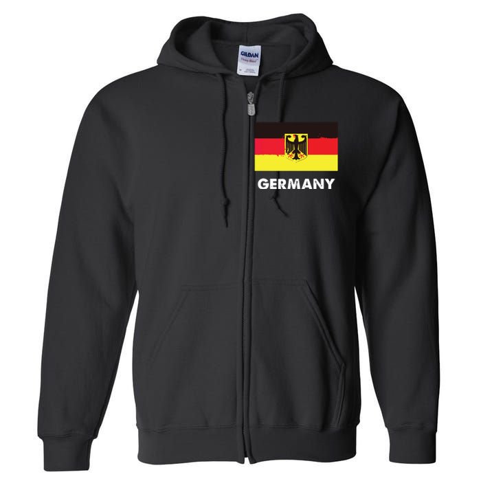 Germany Flag Shirts German Full Zip Hoodie