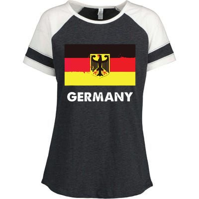 Germany Flag Shirts German Enza Ladies Jersey Colorblock Tee