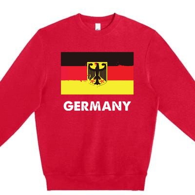 Germany Flag Shirts German Premium Crewneck Sweatshirt