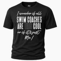 Gift for Swimming Coach Swim team swimming Cooling Performance Crew T-Shirt