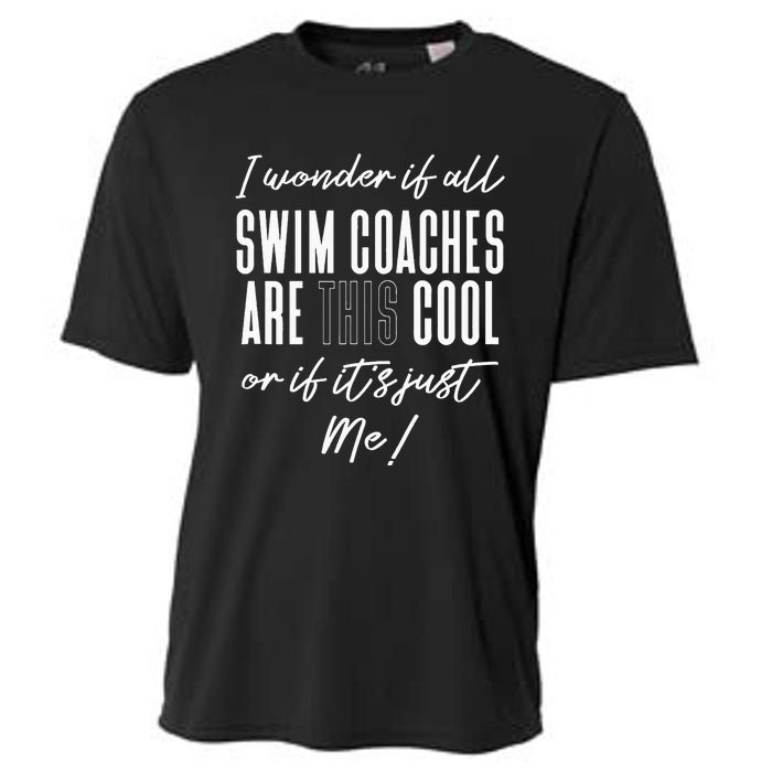 Gift for Swimming Coach Swim team swimming Cooling Performance Crew T-Shirt