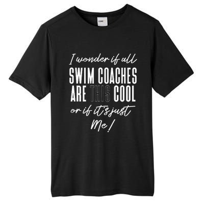 Gift for Swimming Coach Swim team swimming Tall Fusion ChromaSoft Performance T-Shirt