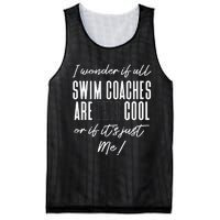 Gift for Swimming Coach Swim team swimming Mesh Reversible Basketball Jersey Tank