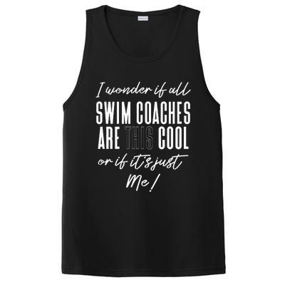 Gift for Swimming Coach Swim team swimming PosiCharge Competitor Tank