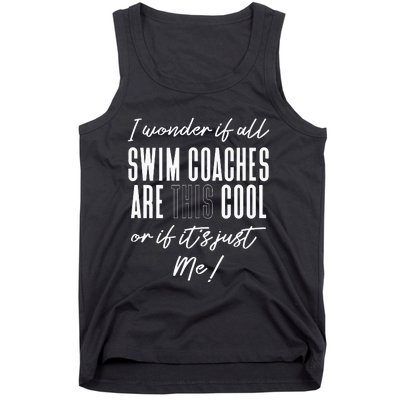 Gift for Swimming Coach Swim team swimming Tank Top