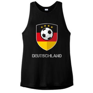 Germany Football Soccer Team Deutschland Ladies PosiCharge Tri-Blend Wicking Tank