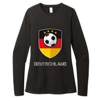 Germany Football Soccer Team Deutschland Womens CVC Long Sleeve Shirt