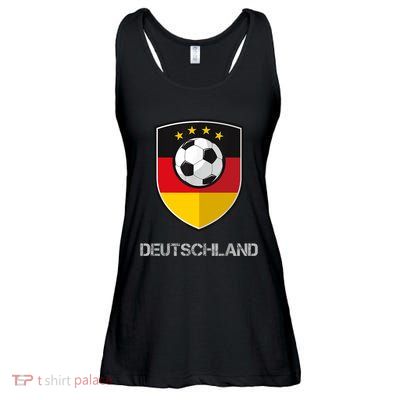 Germany Football Soccer Team Deutschland Ladies Essential Flowy Tank