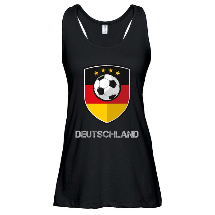 Germany Football Soccer Team Deutschland Ladies Essential Flowy Tank