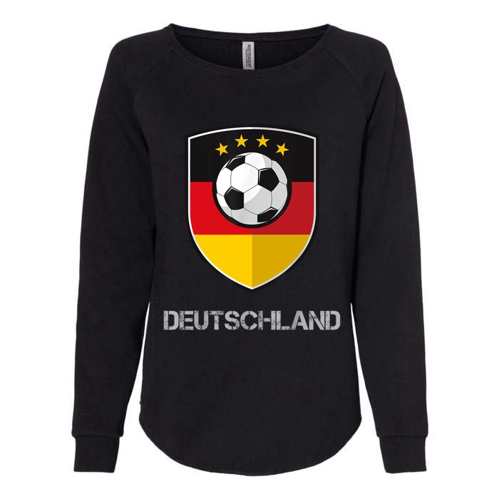 Germany Football Soccer Team Deutschland Womens California Wash Sweatshirt