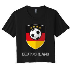 Germany Football Soccer Team Deutschland Women's Crop Top Tee