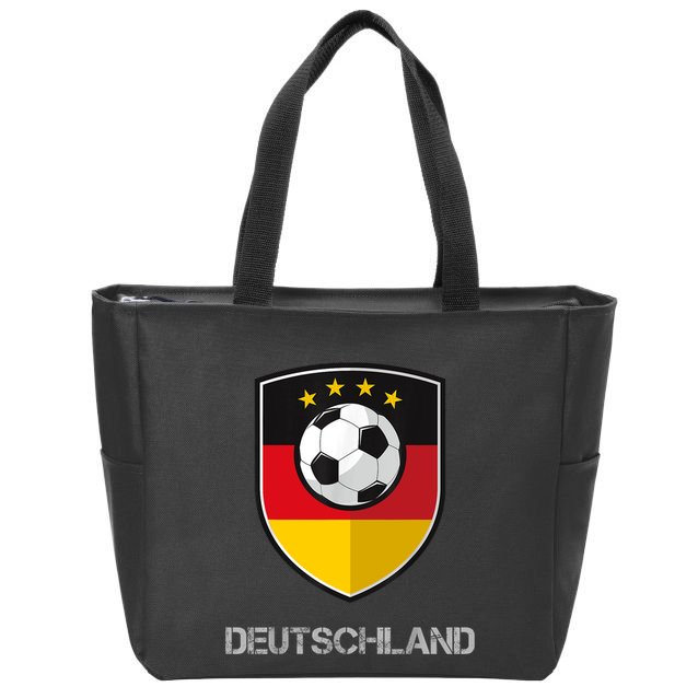 Germany Football Soccer Team Deutschland Zip Tote Bag