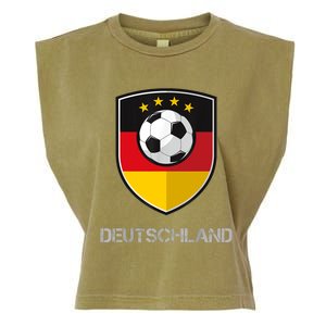 Germany Football Soccer Team Deutschland Garment-Dyed Women's Muscle Tee