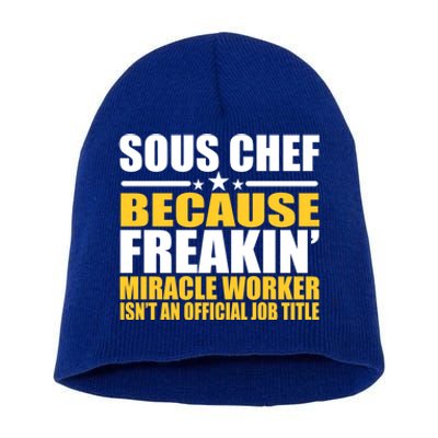 Gift For Sous Chef Gift Short Acrylic Beanie