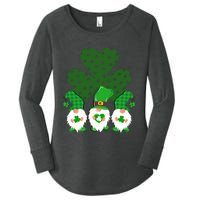 Gnomies Funny St Patrick's Day Women's Perfect Tri Tunic Long Sleeve Shirt