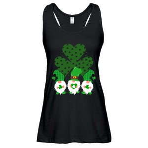 Gnomies Funny St Patrick's Day Ladies Essential Flowy Tank