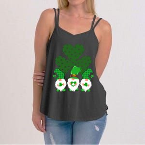 Gnomies Funny St Patrick's Day Women's Strappy Tank