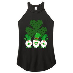 Gnomies Funny St Patrick's Day Women's Perfect Tri Rocker Tank