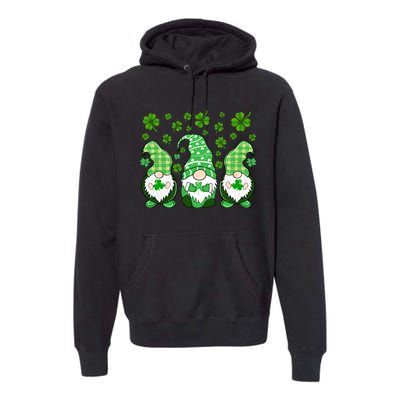 Gnomies Funny St Patrick's Day Premium Hoodie