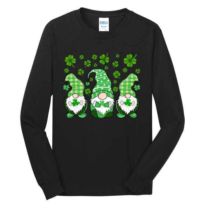 Gnomies Funny St Patrick's Day Tall Long Sleeve T-Shirt