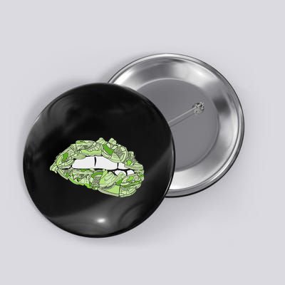 Green Female Sneakerhead Sneaker Lips Green Button