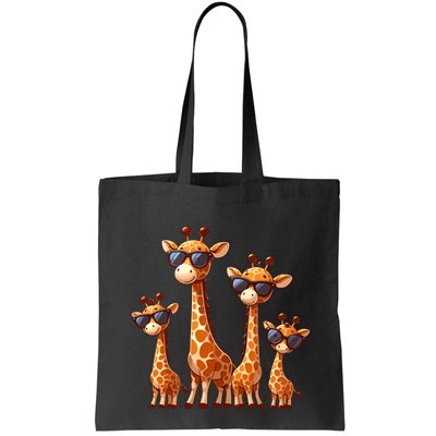 Giraffe Family Sunglasses Safari Zoo Lover Cartoon Giraffes Bag