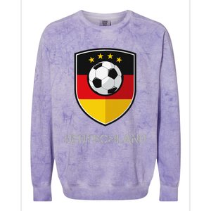 Germany Football Soccer Team Deutschland National Colorblast Crewneck Sweatshirt