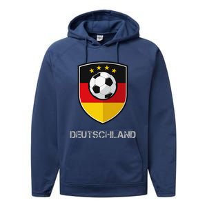 Germany Football Soccer Team Deutschland National Performance Fleece Hoodie