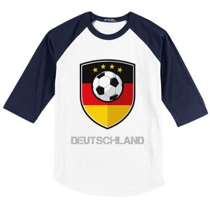 Germany Football Soccer Team Deutschland National Baseball Sleeve Shirt