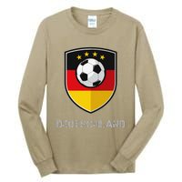 Germany Football Soccer Team Deutschland National Tall Long Sleeve T-Shirt