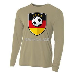 Germany Football Soccer Team Deutschland National Cooling Performance Long Sleeve Crew