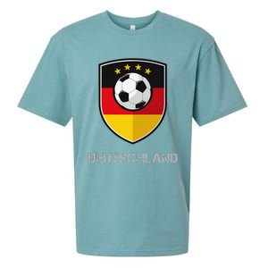 Germany Football Soccer Team Deutschland National Sueded Cloud Jersey T-Shirt