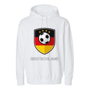 Germany Football Soccer Team Deutschland National Garment-Dyed Fleece Hoodie