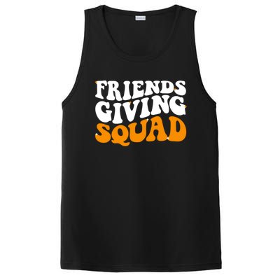 Groovy Friendsgiving Squad Funny Thanksgiving PosiCharge Competitor Tank