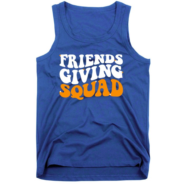 Groovy Friendsgiving Squad Funny Thanksgiving Tank Top