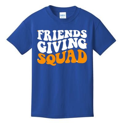 Groovy Friendsgiving Squad Funny Thanksgiving Kids T-Shirt